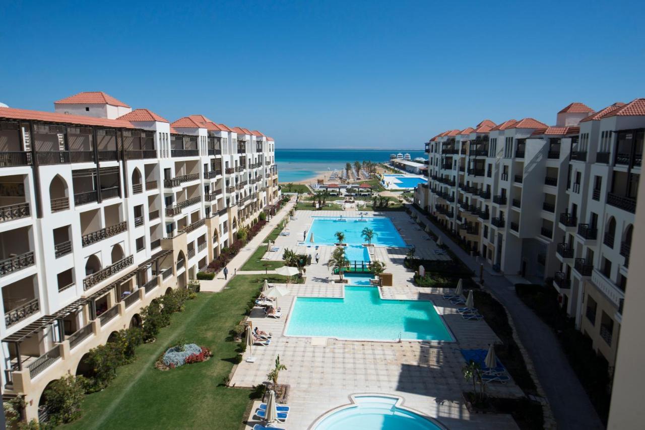 Premium Sea View 2 Bedrooms 2 Bathrooms Apartment Located Within Gravity Hotel & Aquapark Hurghada Bagian luar foto