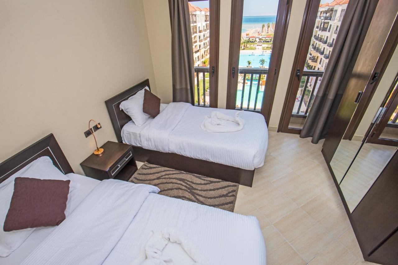 Premium Sea View 2 Bedrooms 2 Bathrooms Apartment Located Within Gravity Hotel & Aquapark Hurghada Bagian luar foto